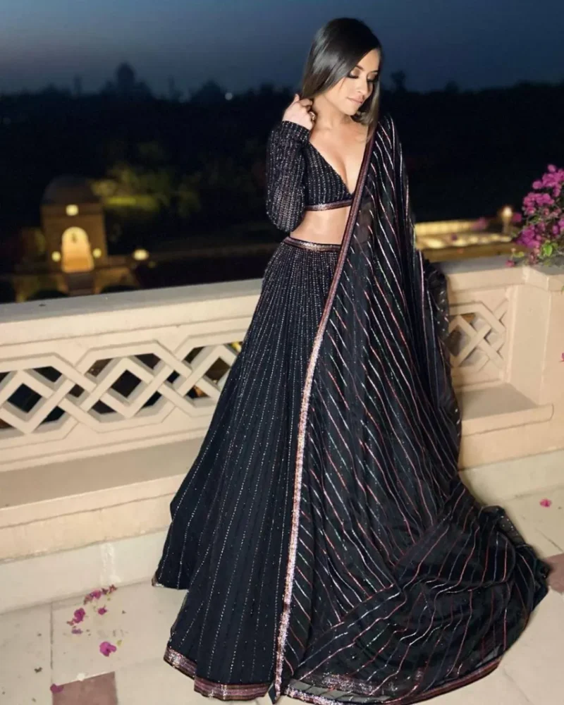 SKY VIEW FASHION Bollywood Lengha Indian Designer India | Ubuy